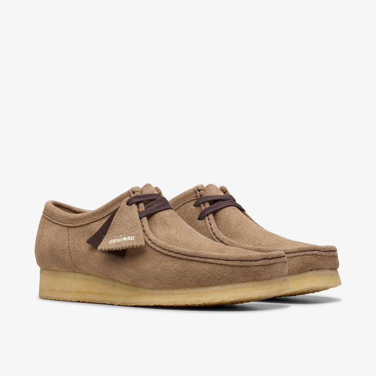 CLARKS ORIGINAL WALLABEE-WOLF SUEDE