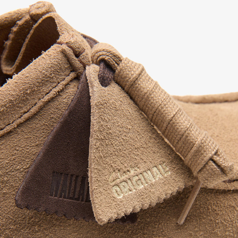 CLARKS ORIGINAL WALLABEE-WOLF SUEDE