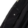 A[S]USL ZIPPER POCKET BALLOON PANTS-BLACK