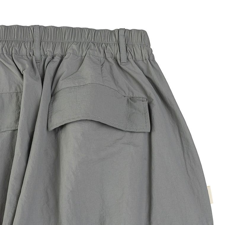 A[S]USL ZIPPER POCKET BALLOON PANTS-GREY