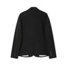 NEUTRAL SOCIETY ZIPPER POCKET OVERSIZE BLAZER-BLACK