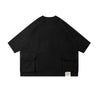 A[S]USL ZIPPER POCKET PERFORMANCE TEE-BLACK