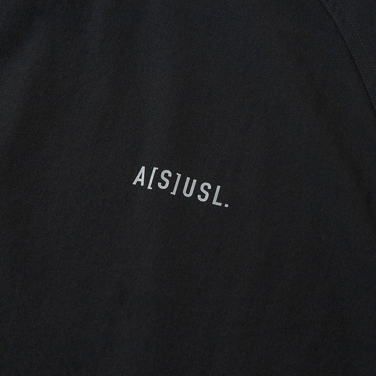 A[S]USL ZIPPER POCKET PERFORMANCE TEE-CHARCOAL