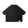 A[S]USL ZIPPER POCKET PERFORMANCE TEE-CHARCOAL