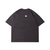 NEUTRAL SOCIETY ZIPPER POCKET TECH. BIG TEE-DARK GREY