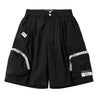 NEUTRAL SOCIETY ZIPPER POCKET TECH. SHORTS-BLACK