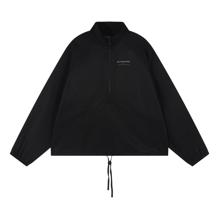 ORI FREDERIQO ZIP UP JACKET-BLACK