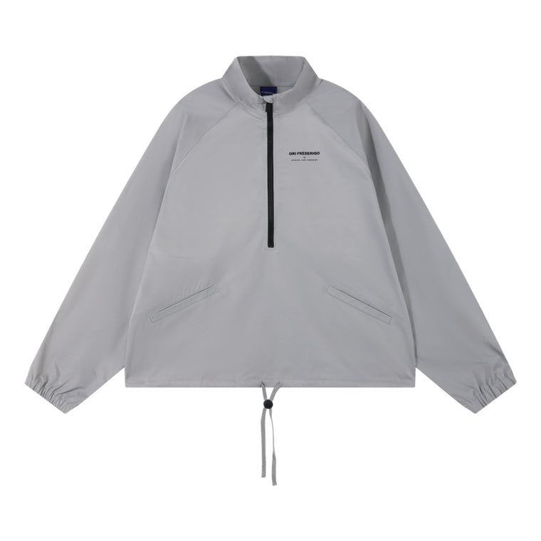 ORI FREDERIQO ZIP UP JACKET-GREY