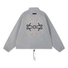 ORI FREDERIQO ZIP UP JACKET-GREY