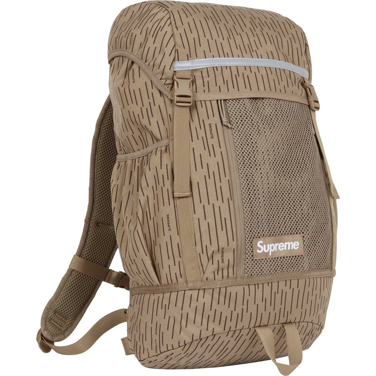 SUPREME BACKPACK-TAN RAINDROP