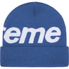 SUPREME BIG LOGO BEANIE-SLATE