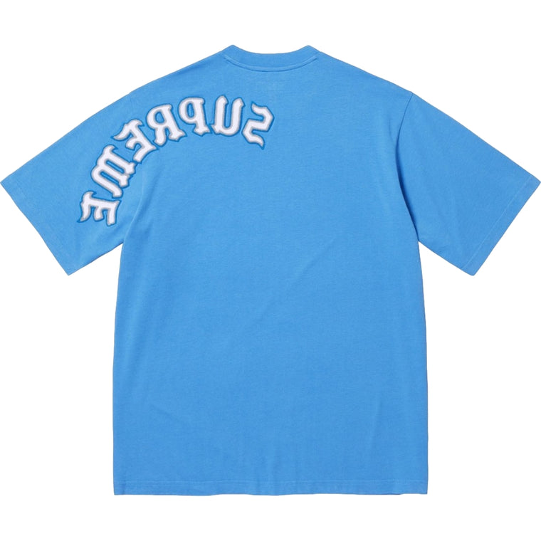 SUPREME BRUSHED ARC S/S TOP-BLUE
