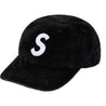 SUPREME CORDUROY S LOGO 6-PANEL-BLACK