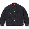 SUPREME DENIM CHORE TRUCKER JACKET-BLACK