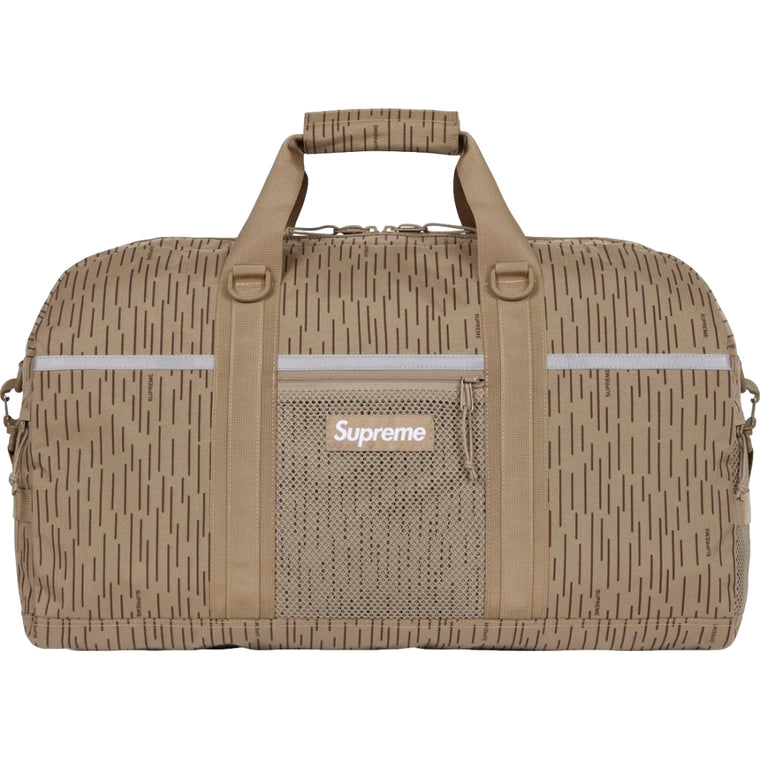 SUPREME DUFFLE BAG-TAN RAINDROP