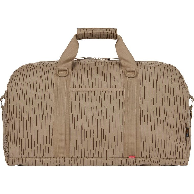 SUPREME DUFFLE BAG-TAN RAINDROP