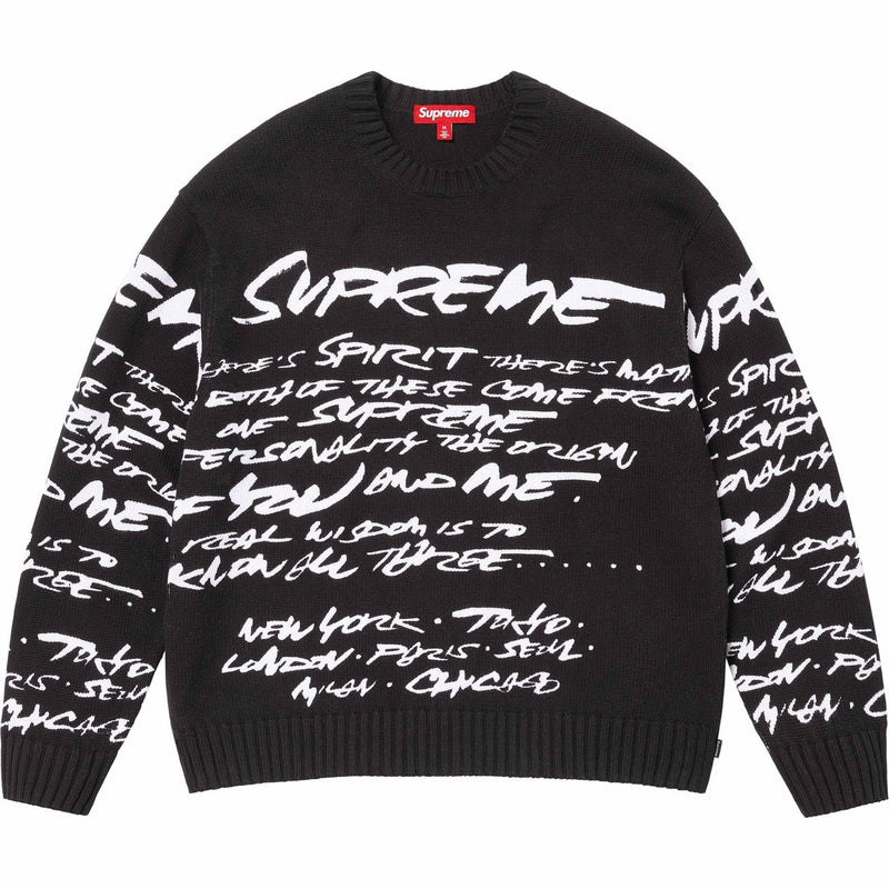 SUPREME FUTURA SWEATER-BLACK - Popcorn Store