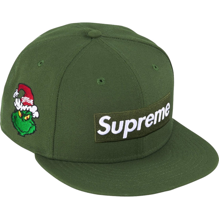 SUPREME GRINCH BOX LOGO NEW ERA-DARK OLIVE