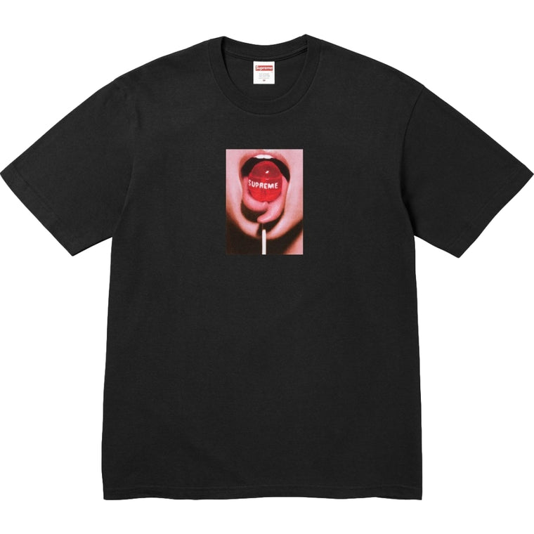 SUPREME LOLLIPOP TEE-BLACK