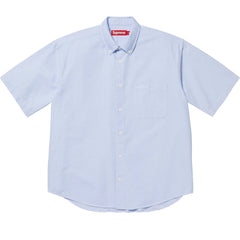 SUPREME LOOSE FIT OXFORD S/S SHIRT-LIGHT BLUE