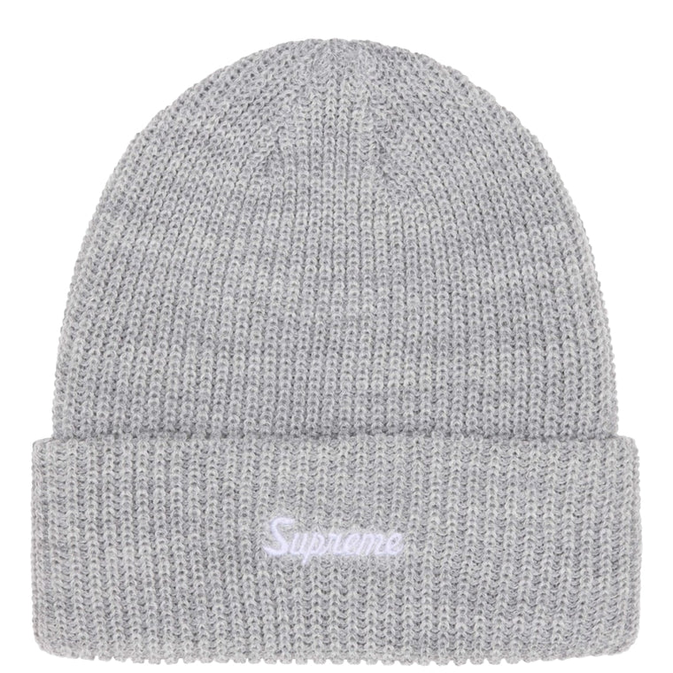 SUPREME LOOSE GAUGE BEANIE-GREY