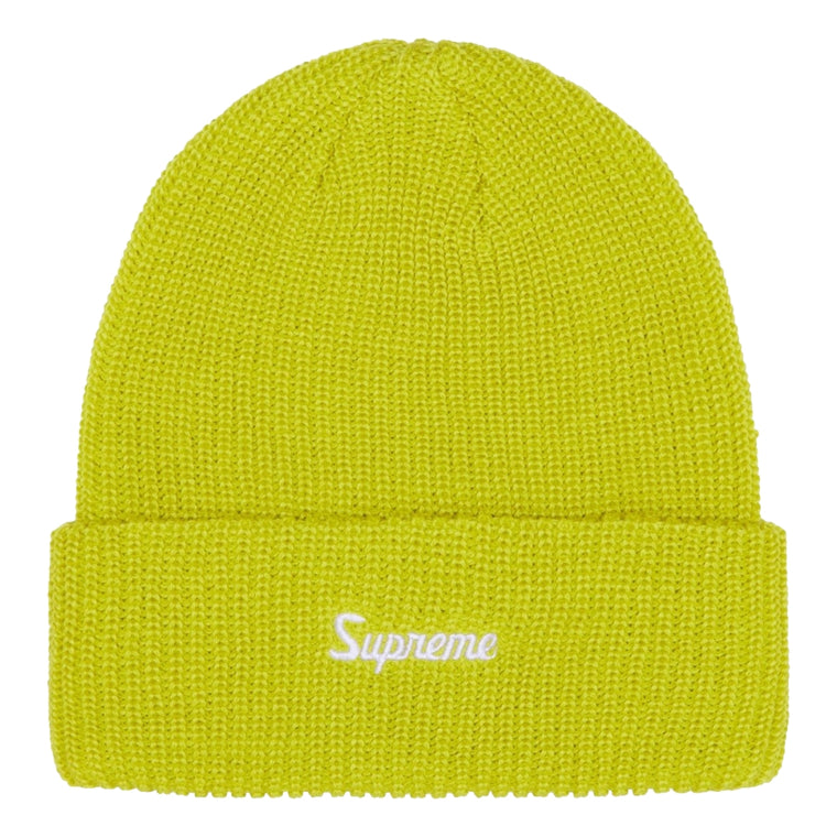 SUPREME LOOSE GAUGE BEANIE-LIME