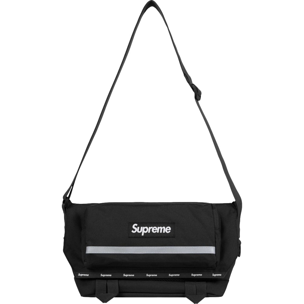 SUPREME MESSENGER BAG-BLACK - Popcorn Store