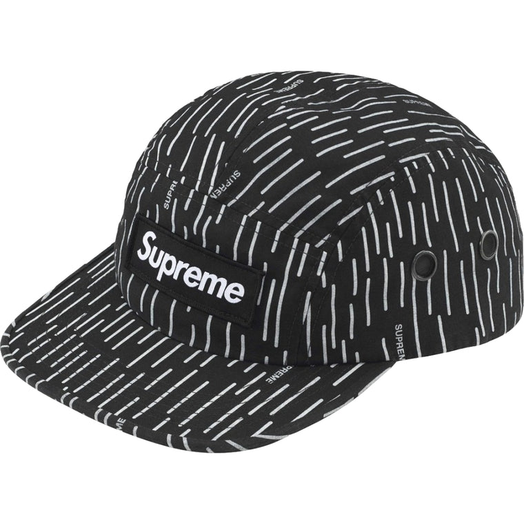 SUPREME MILITARY CAMP CAP-BLACK RAINDROP