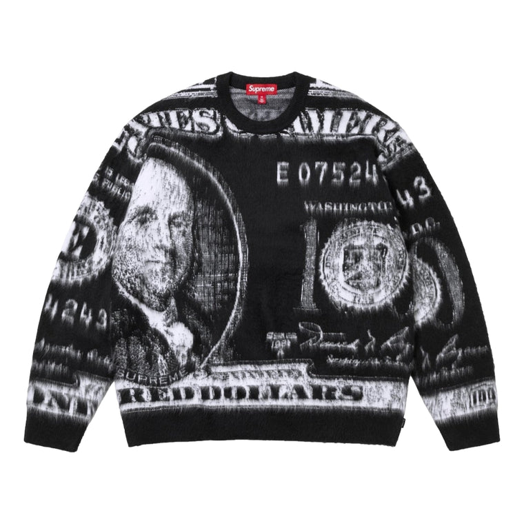 SUPREME MONEY SWEATER-BLACK