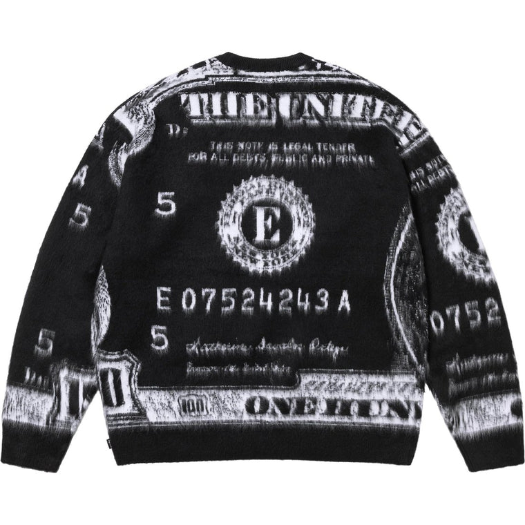 SUPREME MONEY SWEATER-BLACK