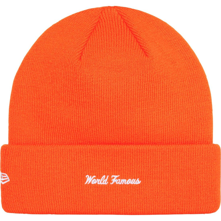 SUPREME BOX LOGO BEANIE-DARK ORANGE