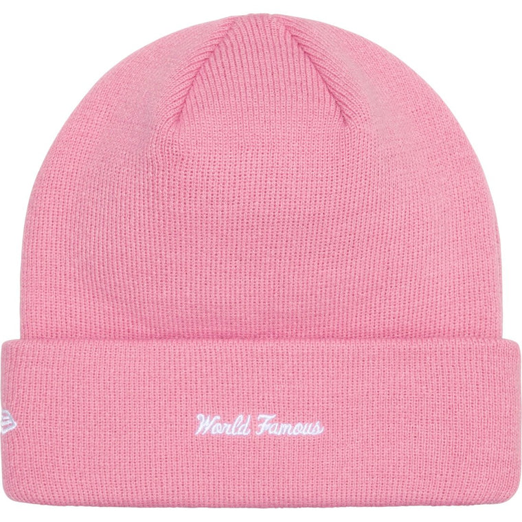 SUPREME BOX LOGO BEANIE-DUSTY PINK