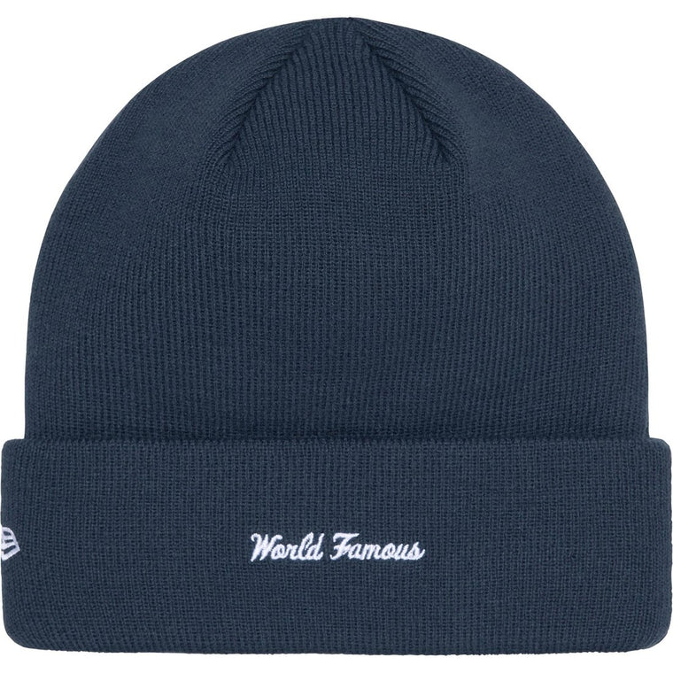 SUPREME BOX LOGO BEANIE-NAVY