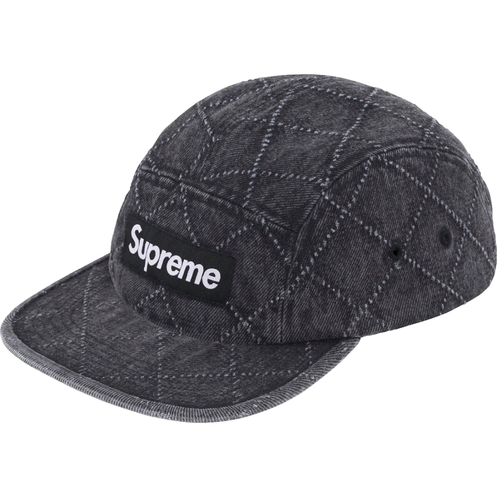 SUPREME Punched Denim Camp Crusher - 帽子