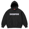 SUPREME REVERSE HOODED SWEATSHIRT-BLACK