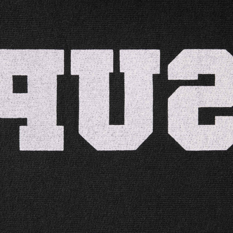 SUPREME REVERSE HOODED SWEATSHIRT-BLACK