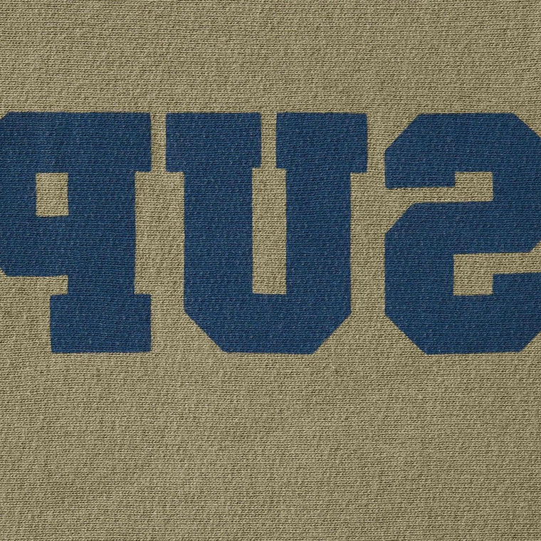SUPREME REVERSE HOODED SWEATSHIRT-OLIVE