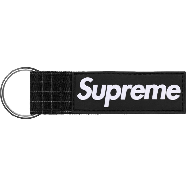 SUPREME RIPSTOP KEYCHAIN-BLACK