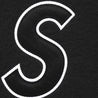 SUPREME S LOGO HOODED SWEATSHIRT-BLACK