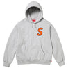 SUPREME S LOGO HOODED SWEATSHIRT-GREY