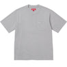 SUPREME S/S POCKET TEE-GREY