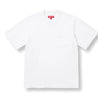 SUPREME S/S POCKET TEE-WHITE