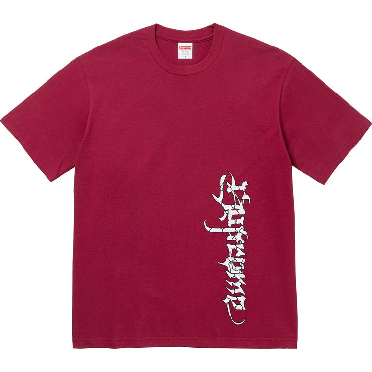 SUPREME SATAN TEE-CARDINAL