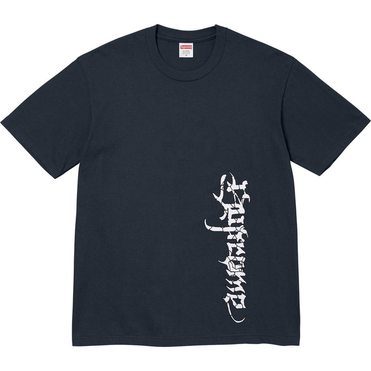 SUPREME SATAN TEE-NAVY