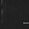 SUPREME SMALL BOX HALF ZIP PULLOVER-BLACK