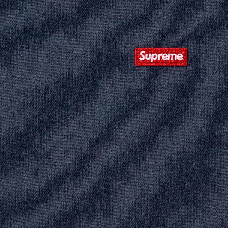 SUPREME SMALL BOX HOODED SWEATSHIRT-NAVY