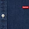 SUPREME SMALL BOX SHIRT-RINSED DENIM