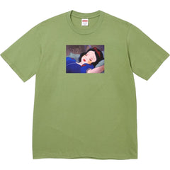 SUPREME SNOW WHITE TEE-MOSS