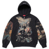 SUPREME FRAZETTA ZIP UP HOODED SWEATSHIRT-BLACK