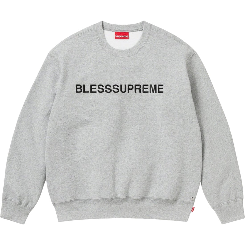 Supreme shop grey crewneck